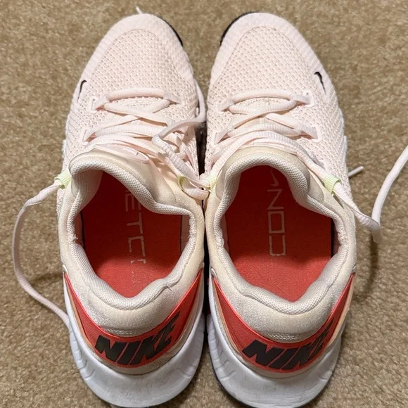 Nike Pink and White Athletic Sneakers - Picture 4 of 6